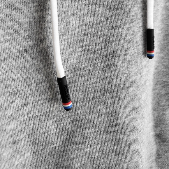 NWT Fourlaps Rush Pullover Hoodie Cinch Waist Grey Heather size S - Picture 4 of 10